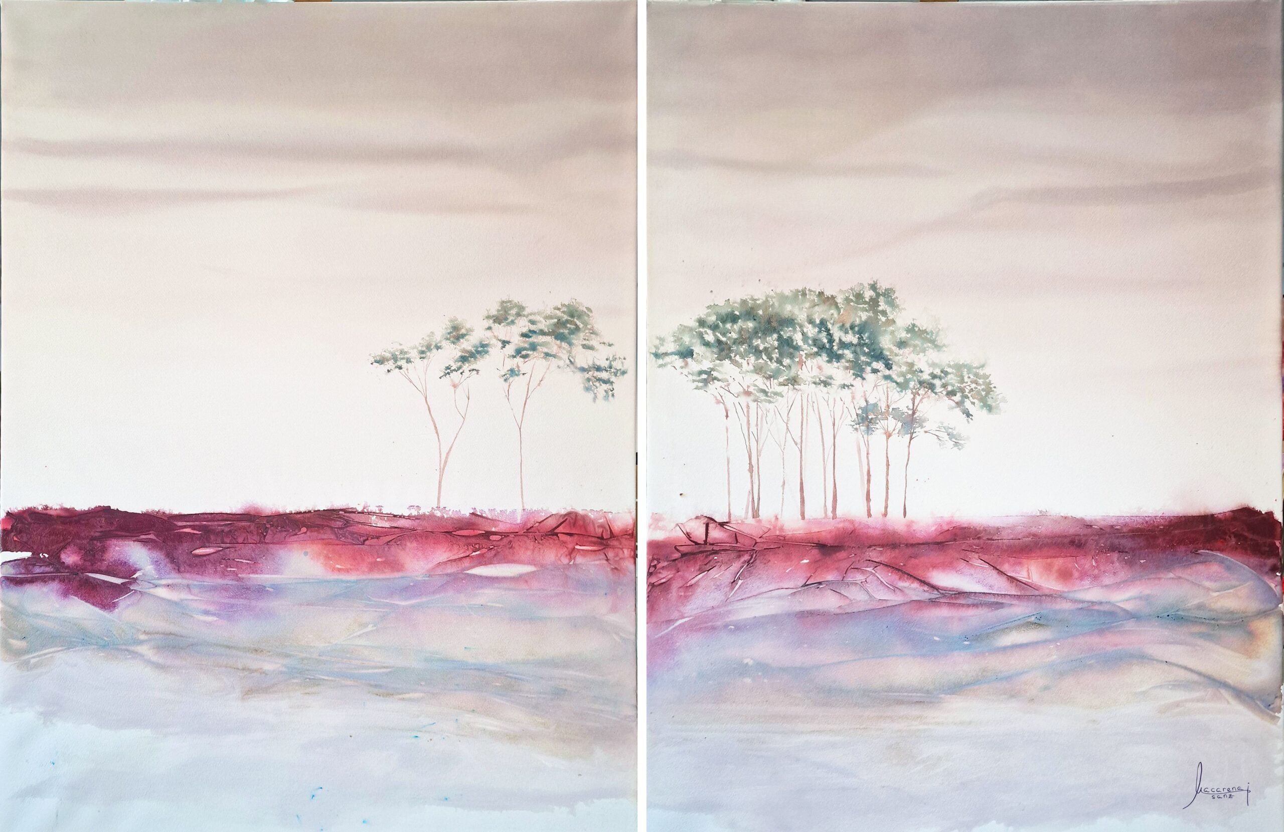 Birches ( DIPTICO) - macarena-sanz