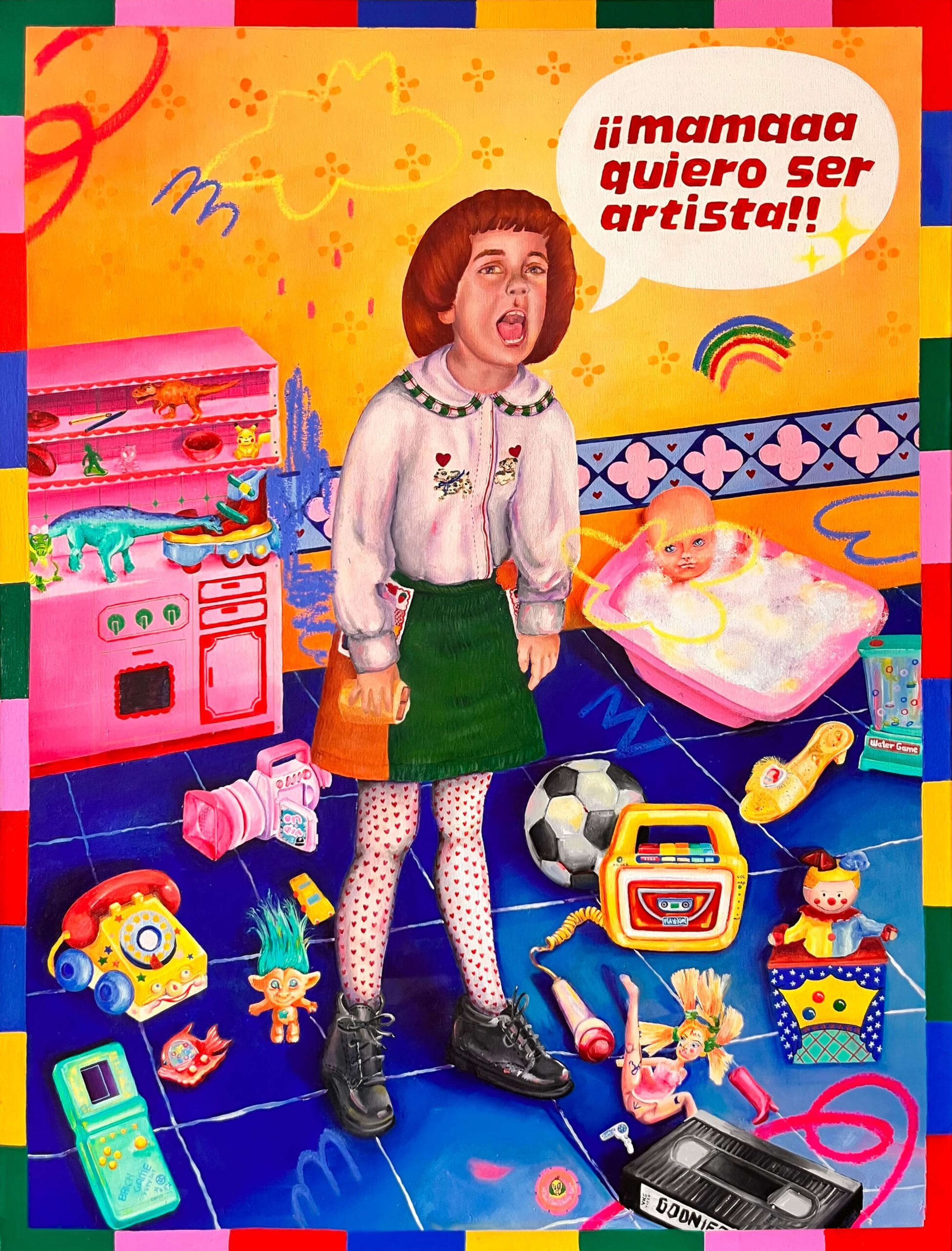 ¡Mamá, quiero ser artista! - srta-escarlata
