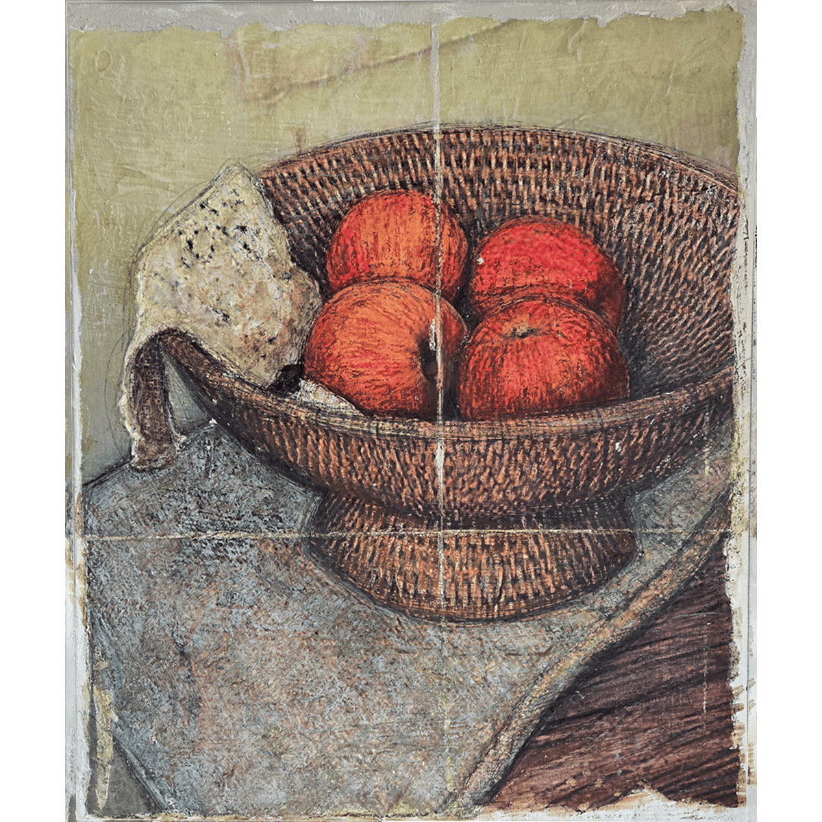 La memoria sentada a la mesa - arte-contemporaneo-mensual-claudia-d-roscelli-obra-disponible-obra-por-menos-de-500e