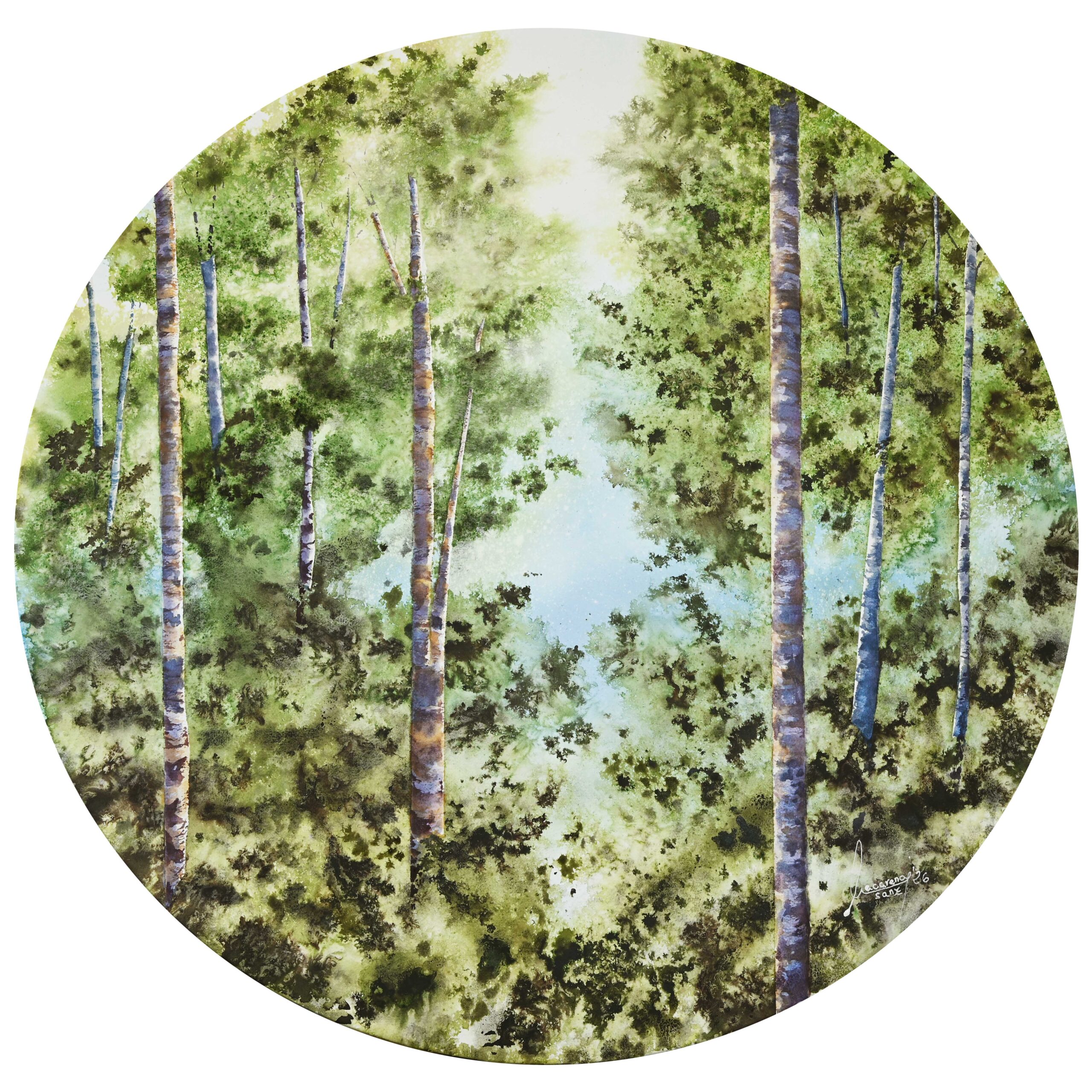 Green Forest nº3 - arte-contemporaneo-mensual-gran-formato-macarena-sanz