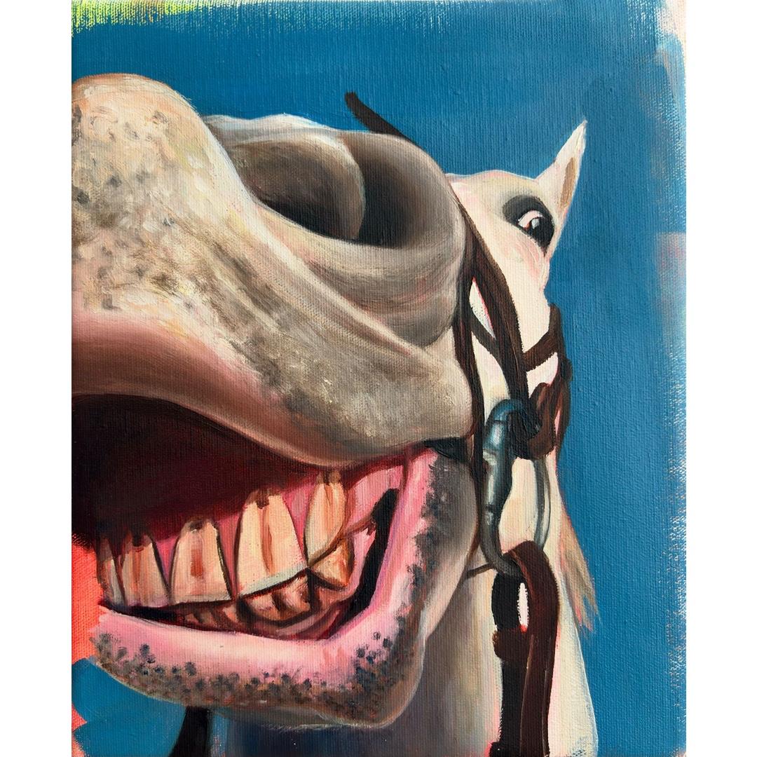 A caballo regalado no le mires el diente - exposicion-actual-lucia-molins-obra-disponible