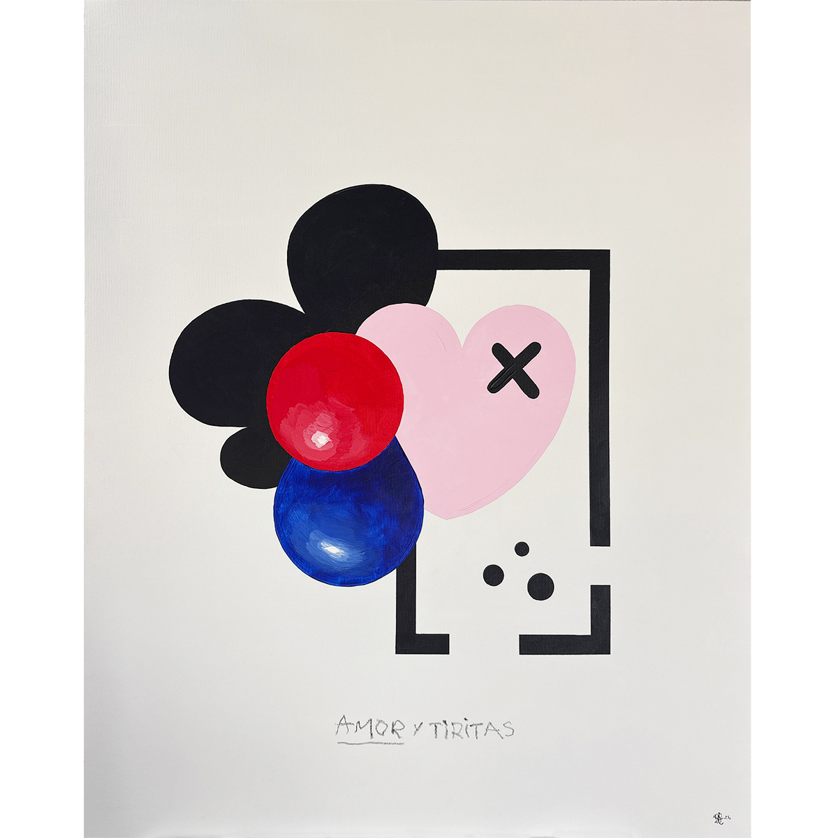 AMOR Y TIRITAS.-MOREARTE - morearte-obra-disponible-obra-mediana