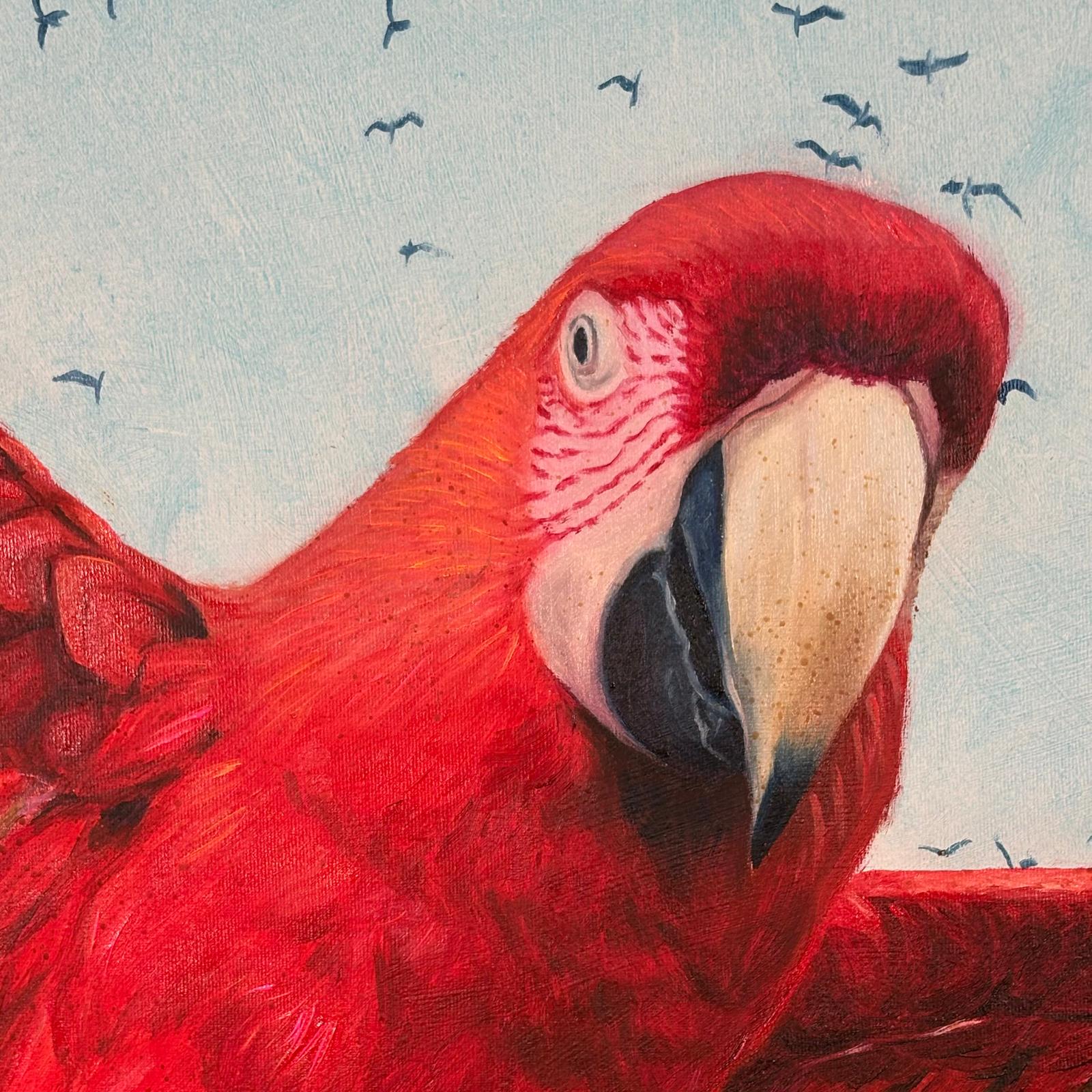 Más vale pájaro en mano que ciento volando - exposicion-actual-lucia-molins-obra-disponible