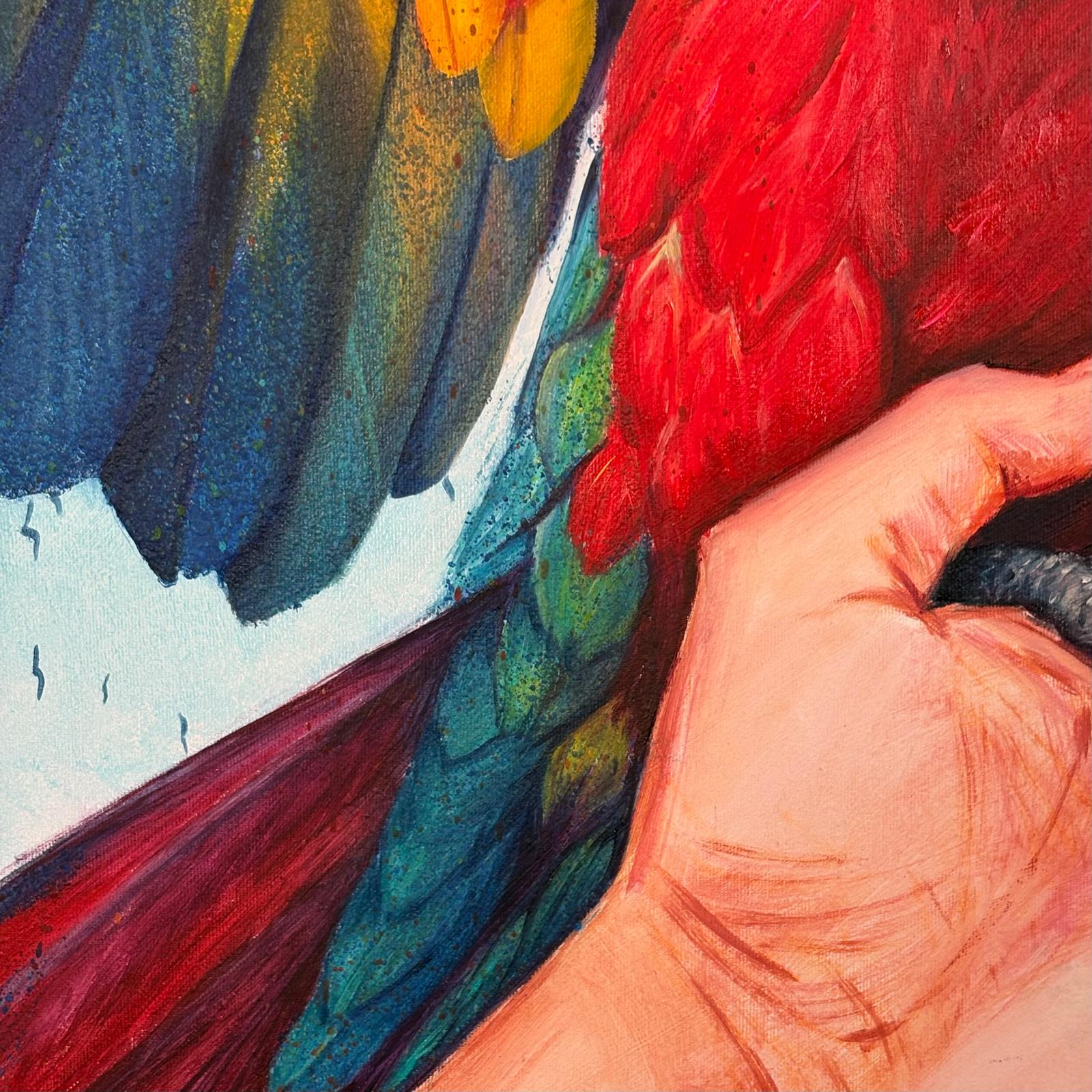 Más vale pájaro en mano que ciento volando - exposicion-actual-lucia-molins-obra-disponible