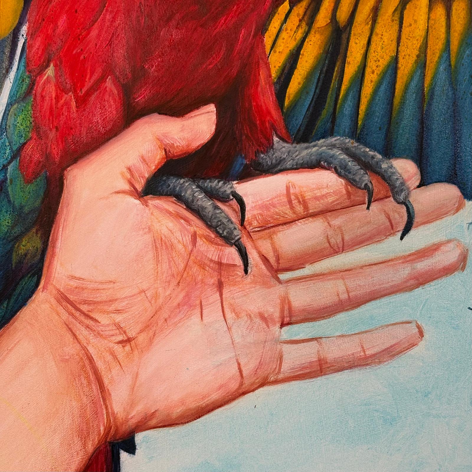 Más vale pájaro en mano que ciento volando - exposicion-actual-lucia-molins-obra-disponible