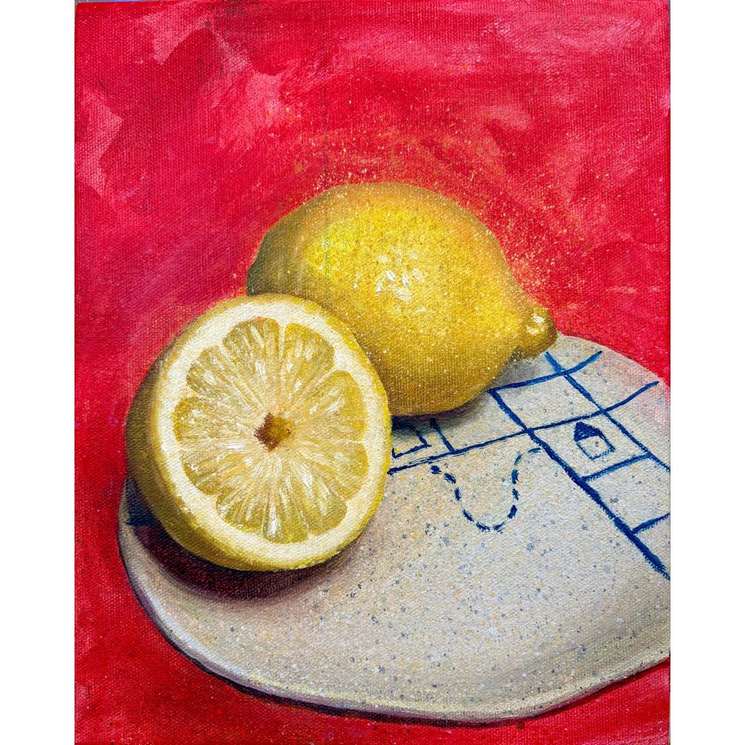 Si la vida te da limones - exposicion-actual-lucia-molins-obra-disponible